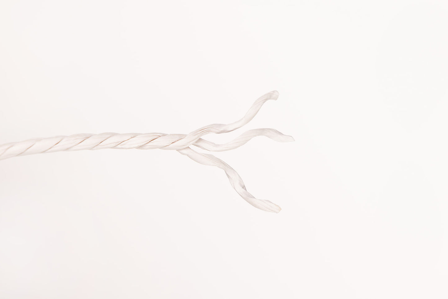 Dänische Papierschnur weiß, 3 mm, Meterware