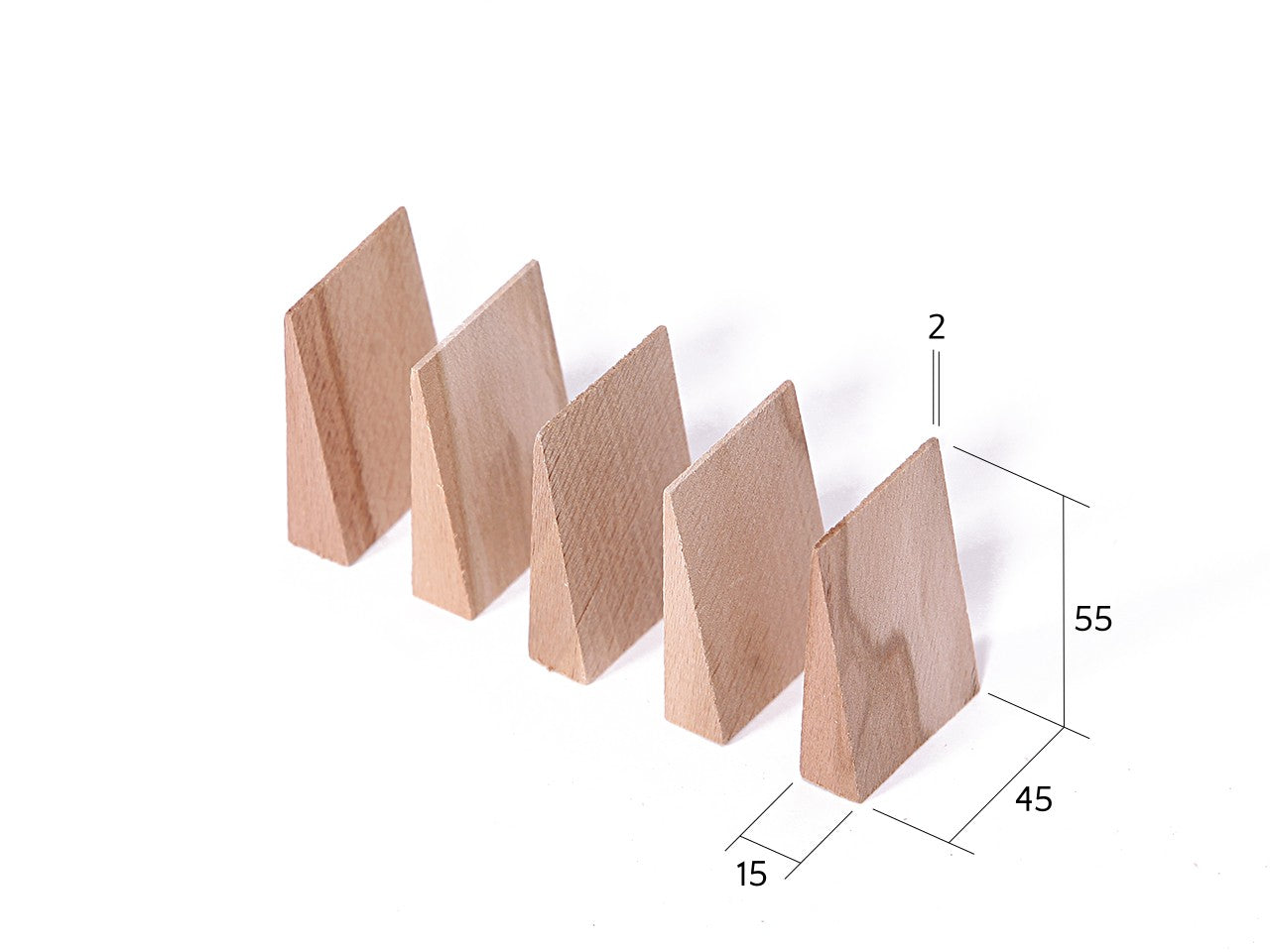 Holzkeil zur Fixierung von Wiener Geflecht