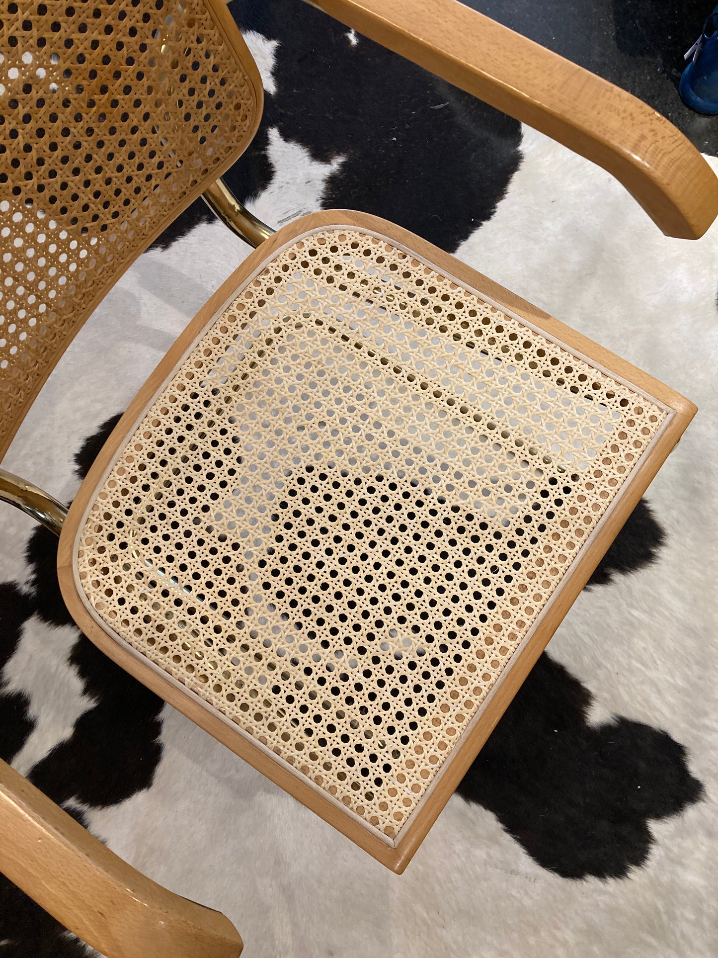 Wiener Geflecht 7 mm, hell-gebleicht mit Schale