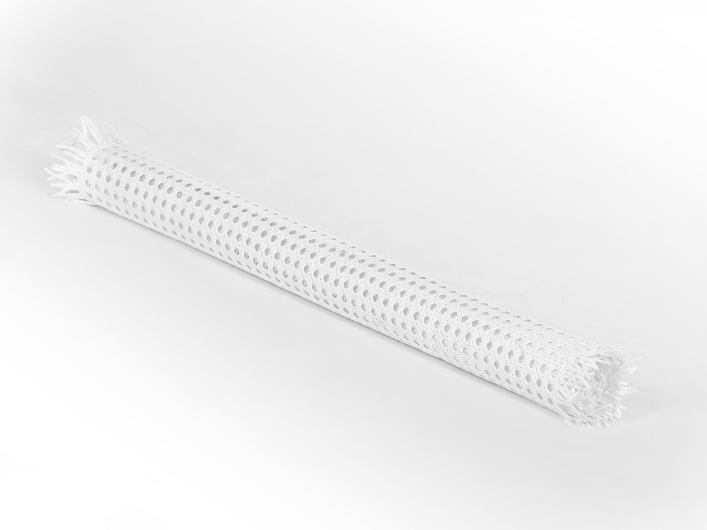 Papier Geflecht 6,5 mm, weiss