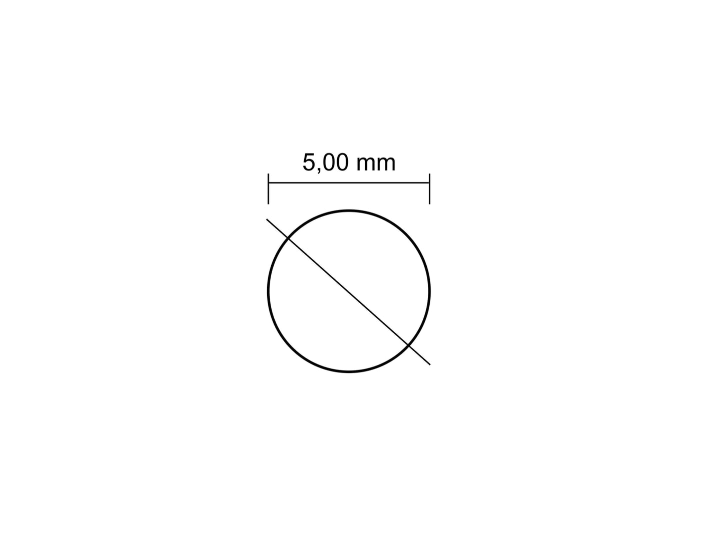 Peddigrohr rund 5 mm - Bund 0,5 kg
