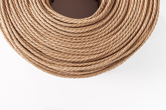 Dänische Papierschnur natur, 4 mm, Meterware