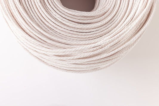 Dänische Papierschnur weiß, 3 mm, Meterware