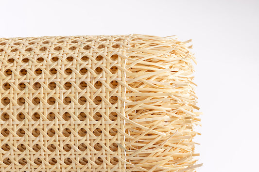 Wiener Geflecht 8 mm, halb gebleicht mit Schale