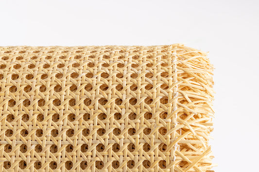 Wiener Geflecht 7 mm, hell-gebleicht mit Schale