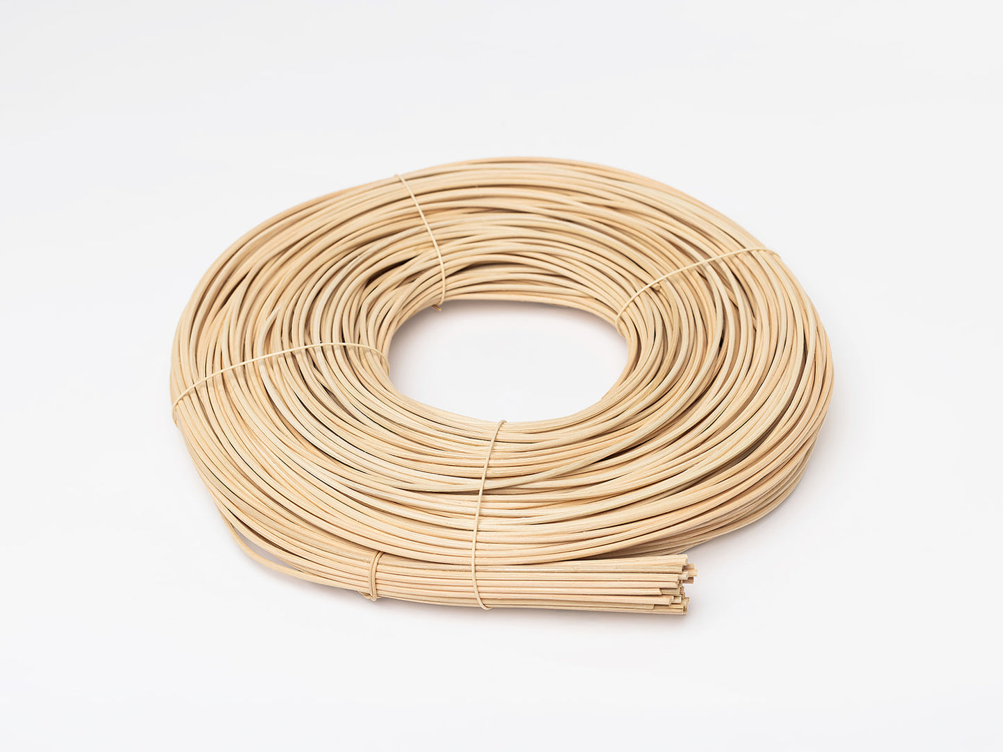 Peddigrohr rund 3 mm - Bund 0,5 kg